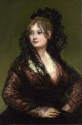 Francisco de Goya Portrait of Dona Isabel Cabos de Porcel oil painting reproduction